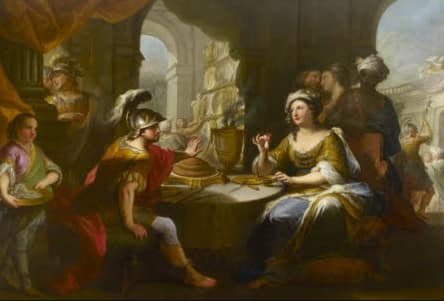 Cleopatra famously painted dissolving one of the worlds most priceless pearls in a glass of wine. 